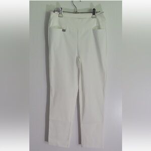 LuLu-BeElegant White ankle Pants